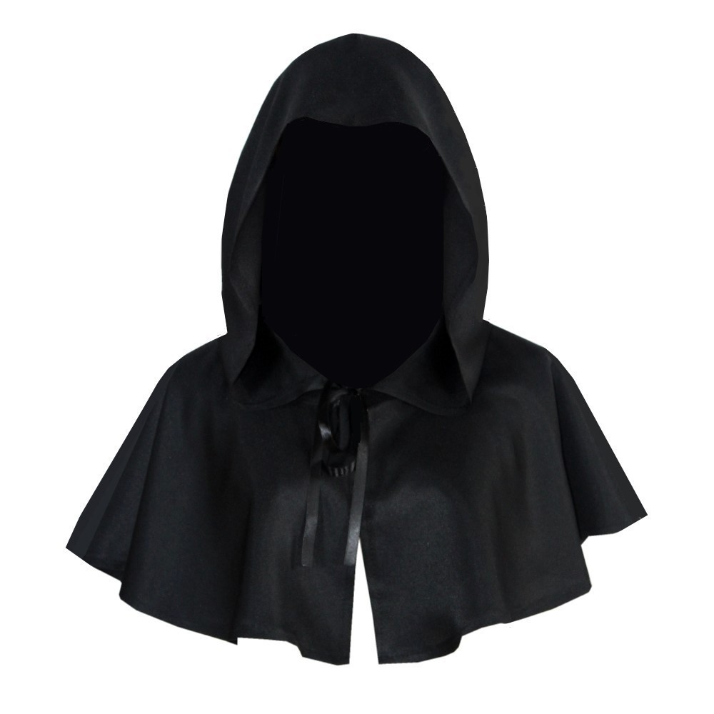 Men'S Vampire Accessories - Halloween Cosplay Death Cloak Short Hooded
