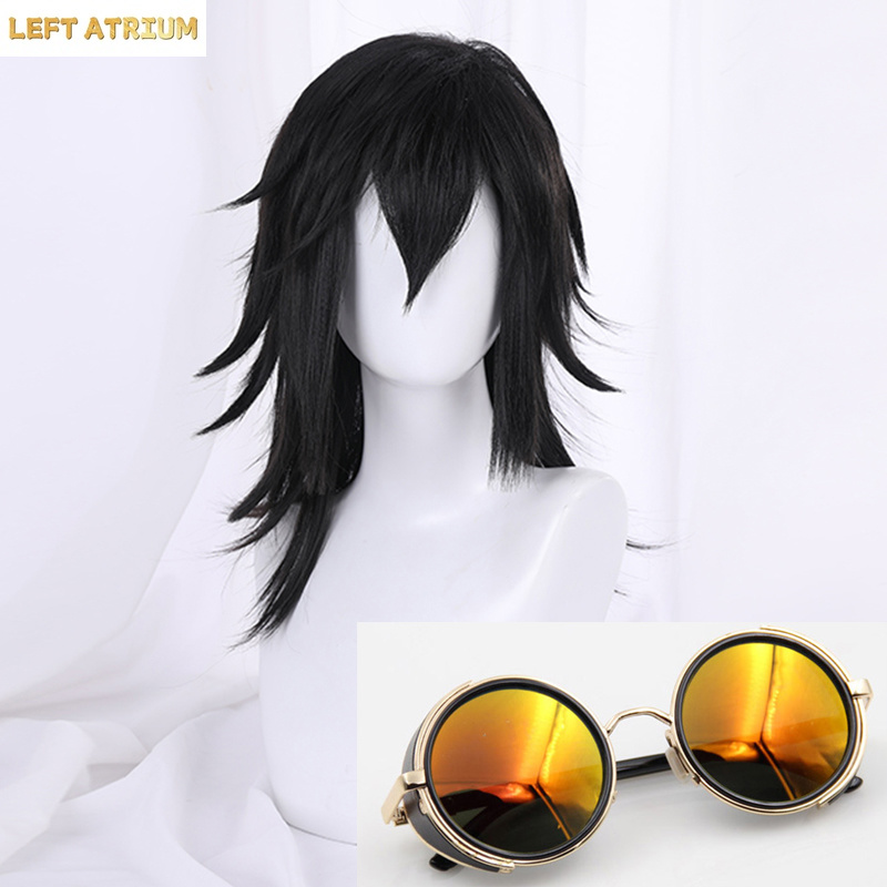 Men'S Vampire Accessories - Anime HELLSING Alucard Black Cosplay Hair