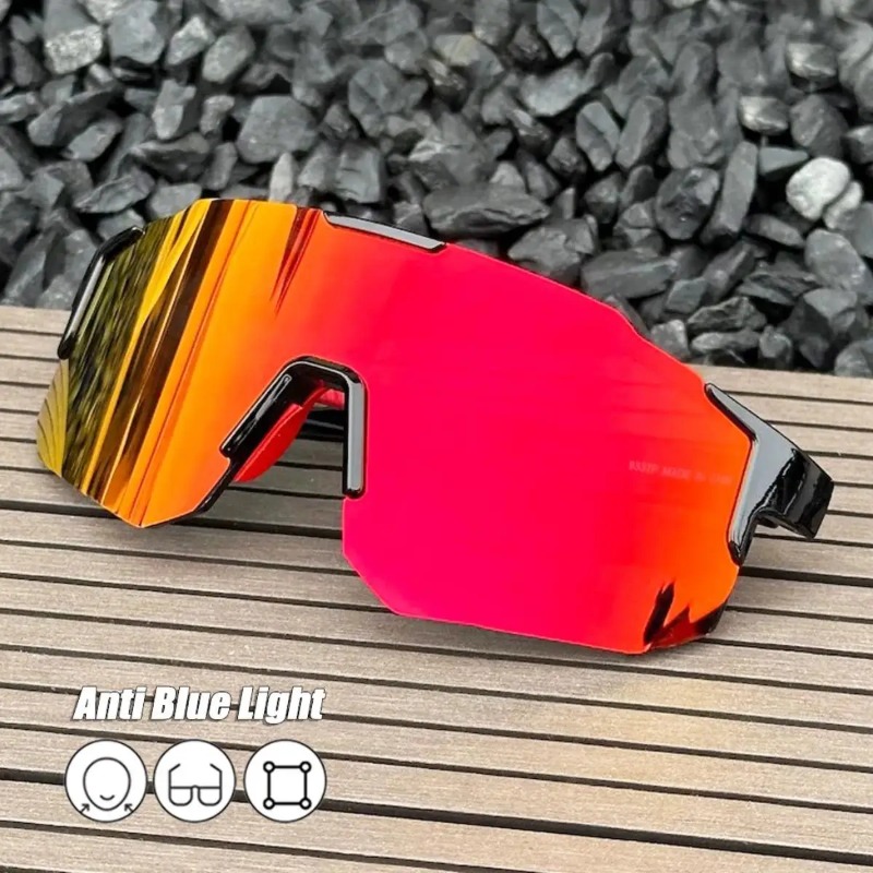 Men'S Accessories Glasses - Square Cycling Sunglasses Large Frame Shades