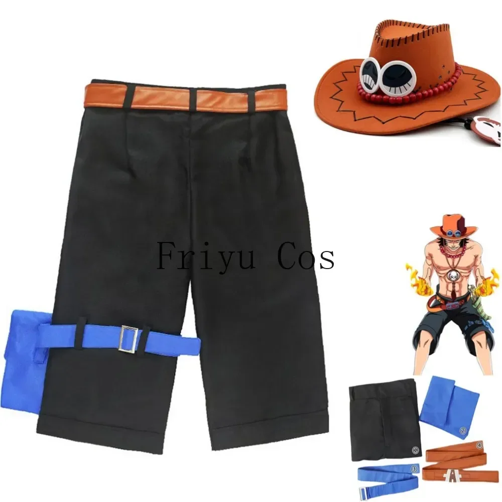 Men Accessories For Party - Anime Portgas·D· Ace Cosplay Costume Whitebeard