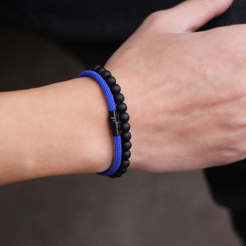 Men Accessories Bracelet - 2Pcs/Set Cool Motorcycle Accessories Bracelet For