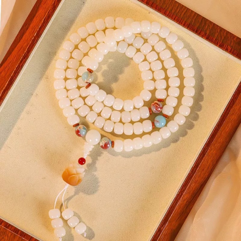 White Bodhi Root 108 Beads Ori - огляд і ціна Bracelet Beaded Men
