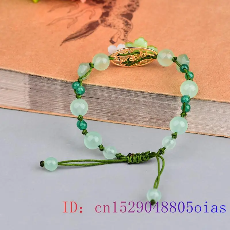 Green Jade Flower Bracelet Amu - огляд і ціна Bracelet Beaded Men