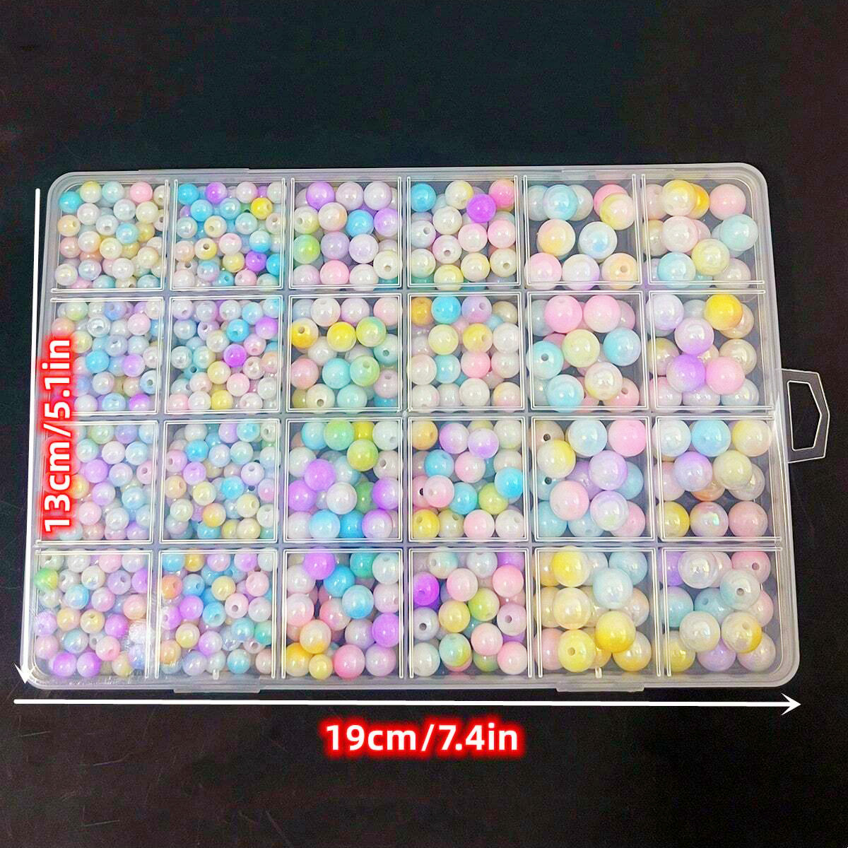 800pcs/24 grid set box 6mm/8mm - огляд і ціна Bracelet Beaded Men