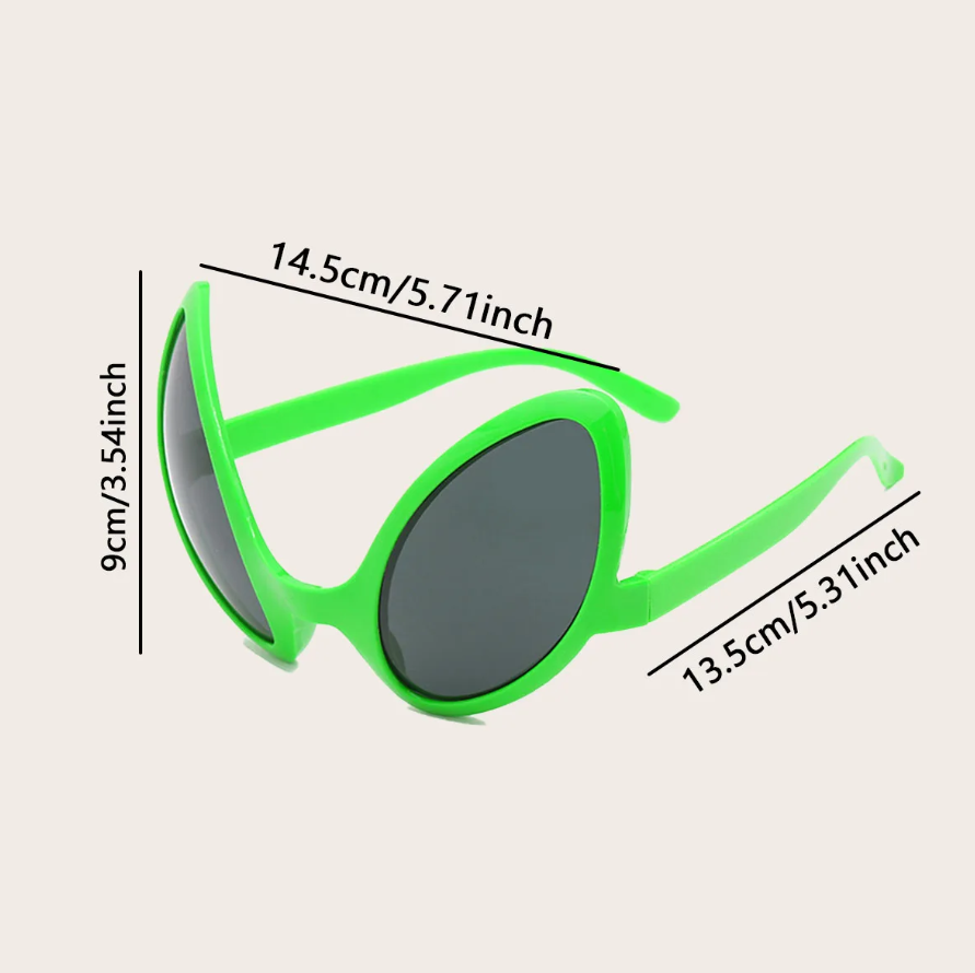 Green Alien Martian Quirky Sun - огляд і ціна Men'S Accessories Glasses