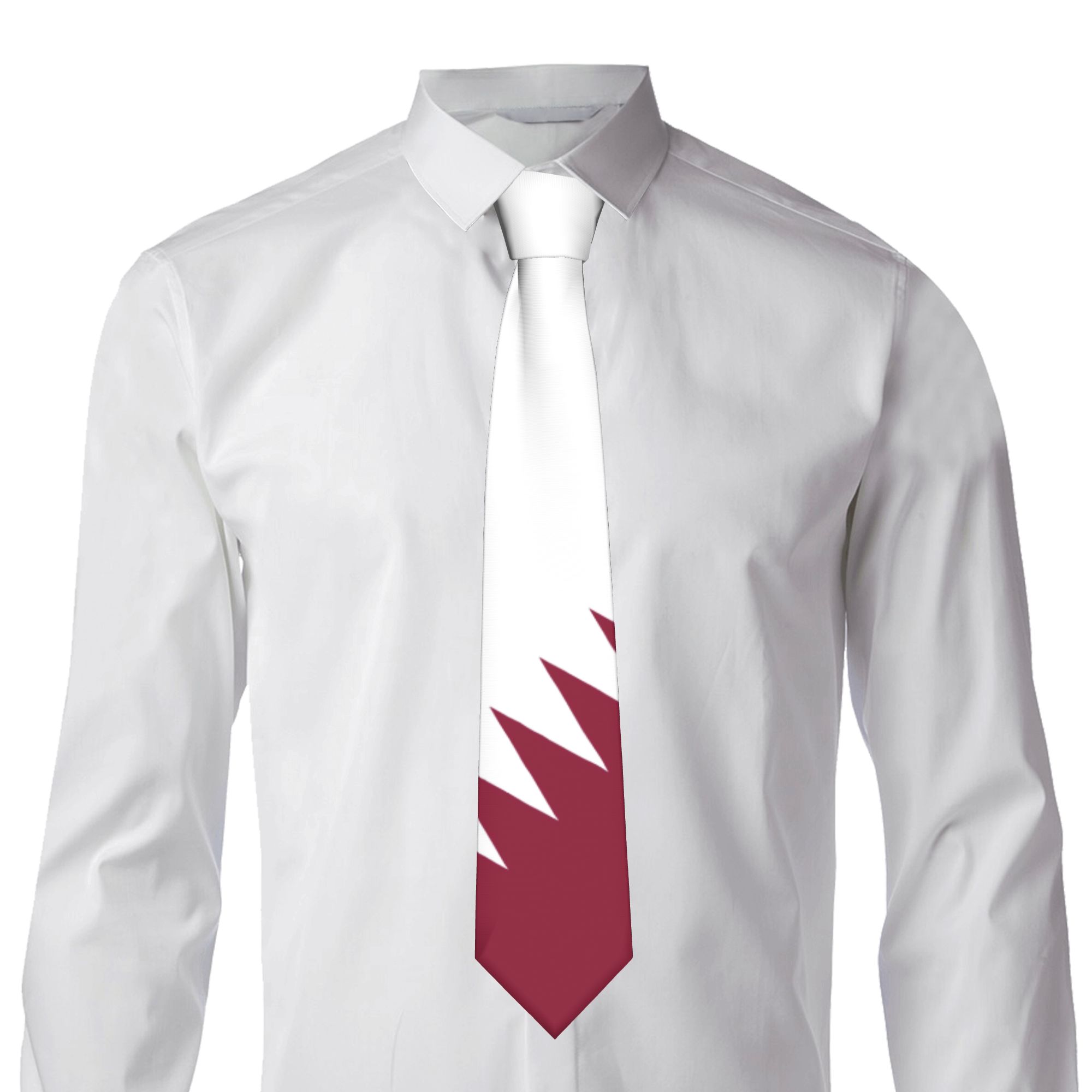 Mens Tie Qatar Flag Emblem Nec - огляд і ціна Men Accessories Qatar