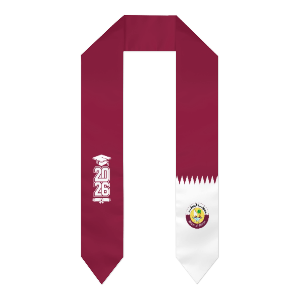 Class of 2026 Qatar Flag Scarf - огляд і ціна Men Accessories Qatar