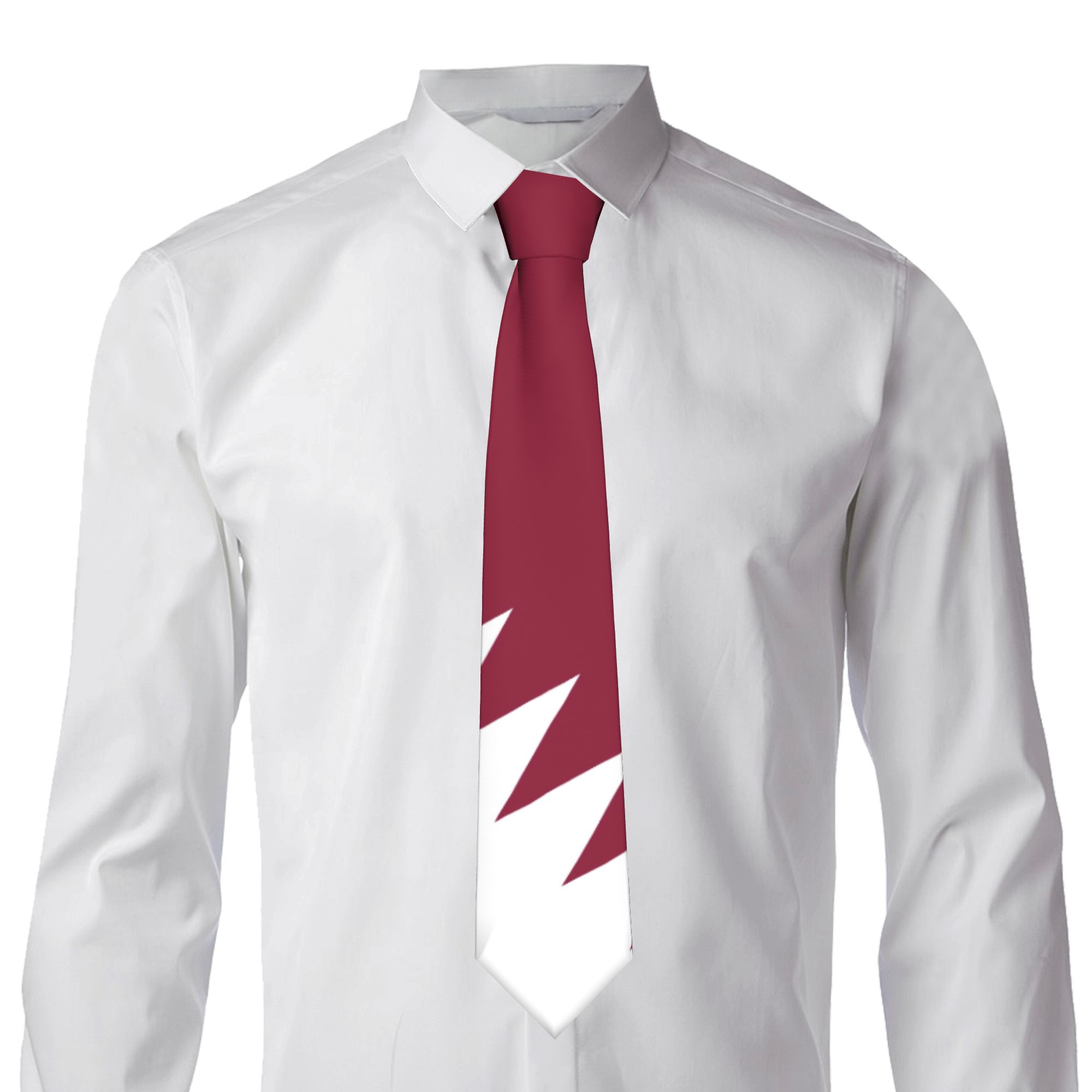 Qatar Flag Emblem Tie  Wedding - огляд і ціна Men Accessories Qatar
