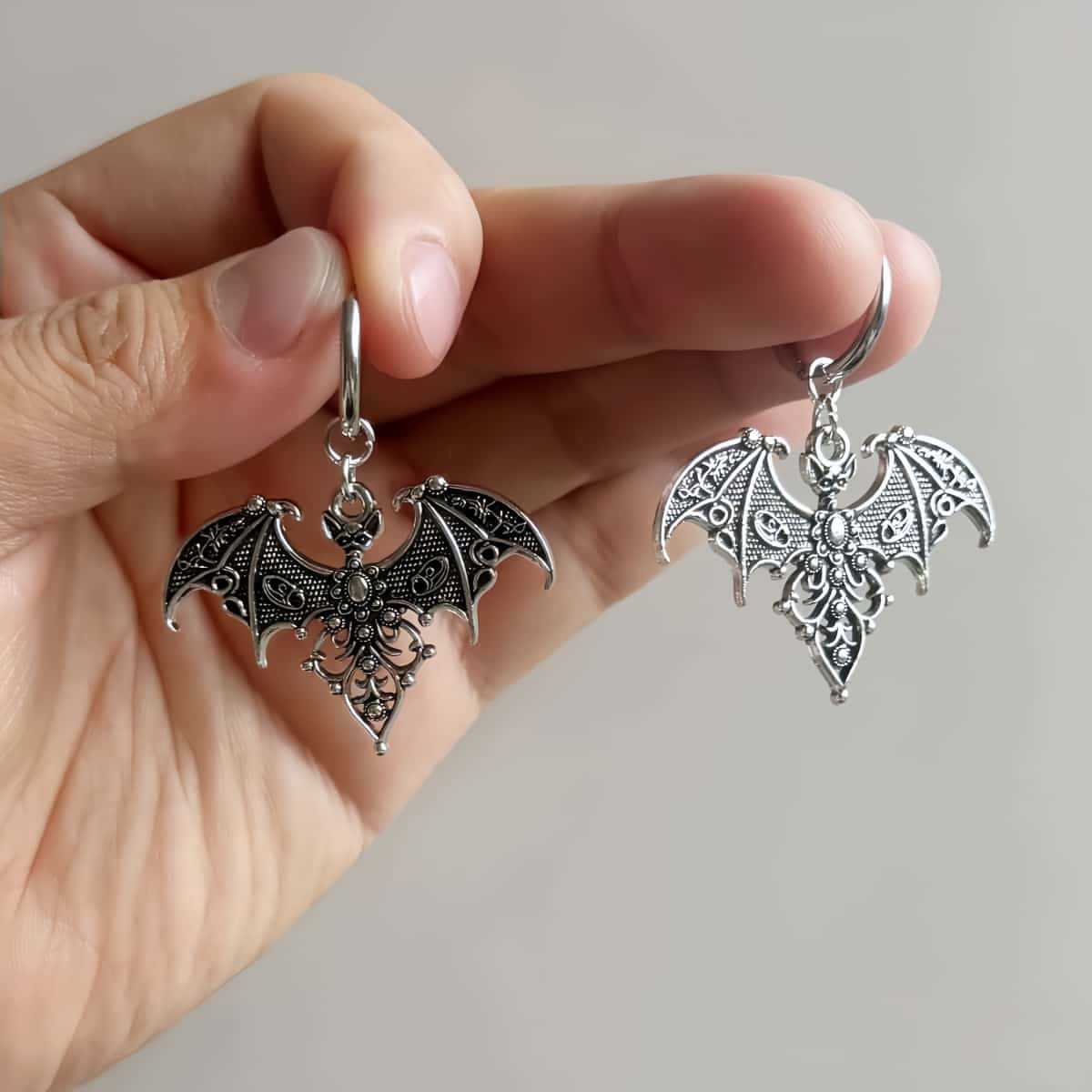 Vampire bat earrings,Gothic je - огляд і ціна Men'S Vampire Accessories