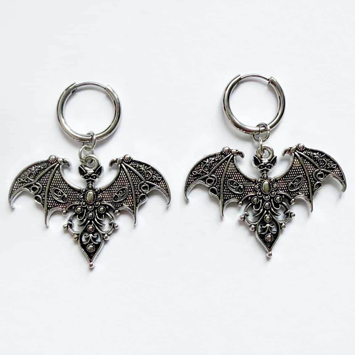 Vampire bat earrings,Gothic je - огляд і ціна Men'S Vampire Accessories