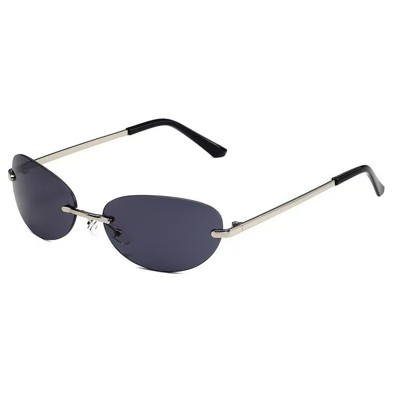 Rimless Oval Sunglasses Women  - огляд і ціна Men'S Accessories Glasses