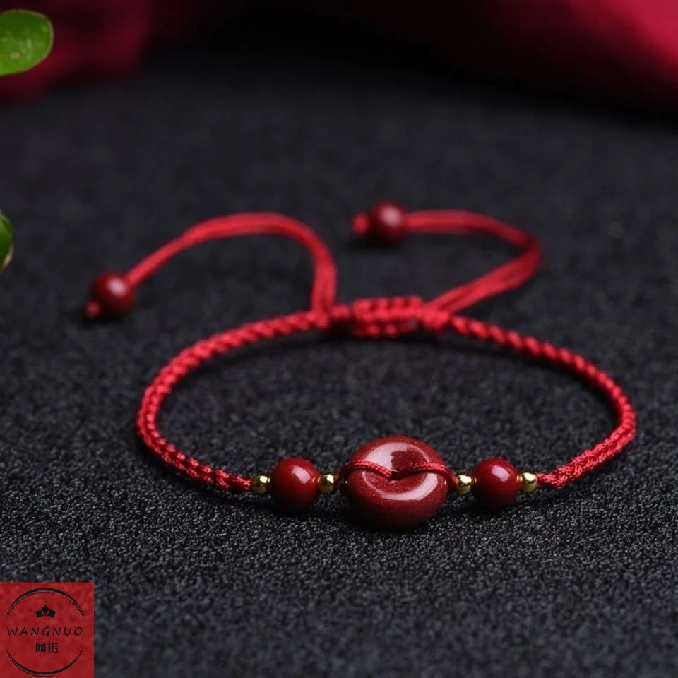 Customized Natural Red Cinnaba - огляд і ціна Bracelet Beaded Men