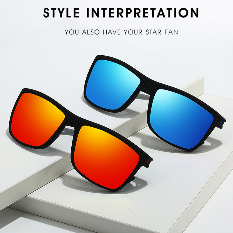 Square Outdoor Sport Sunglasse - огляд і ціна Men'S Accessories Glasses