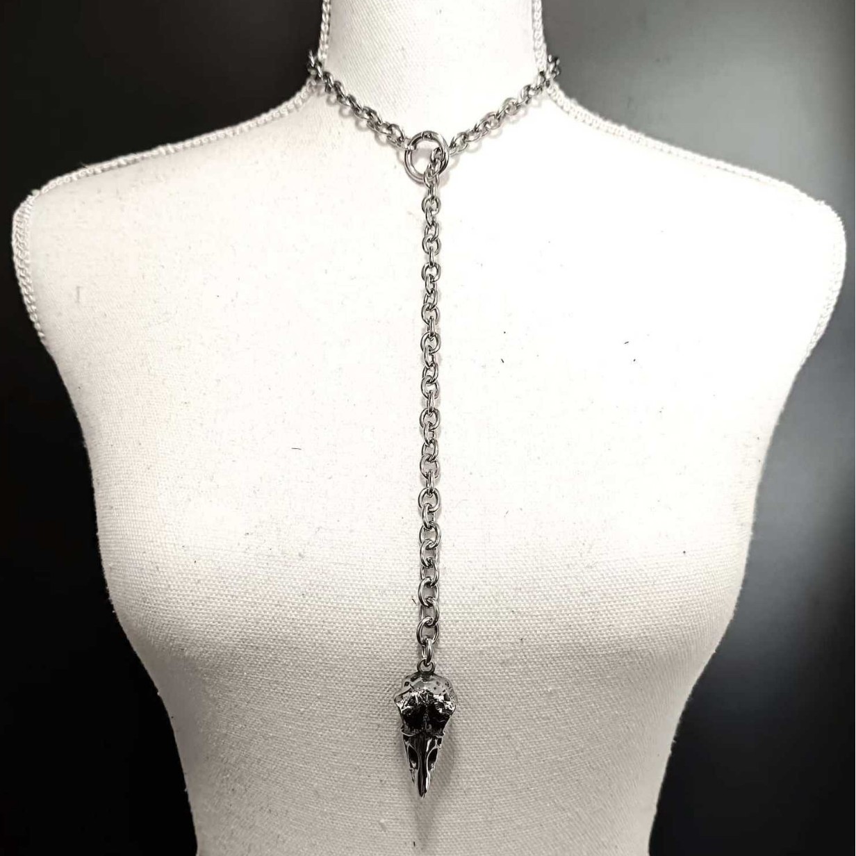 Gothic Crow Skull Necklace For - огляд і ціна Men'S Vampire Accessories