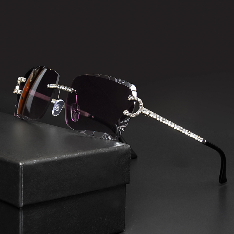 Fashion Rimless Square Sunglas - огляд і ціна Men'S Accessories Glasses