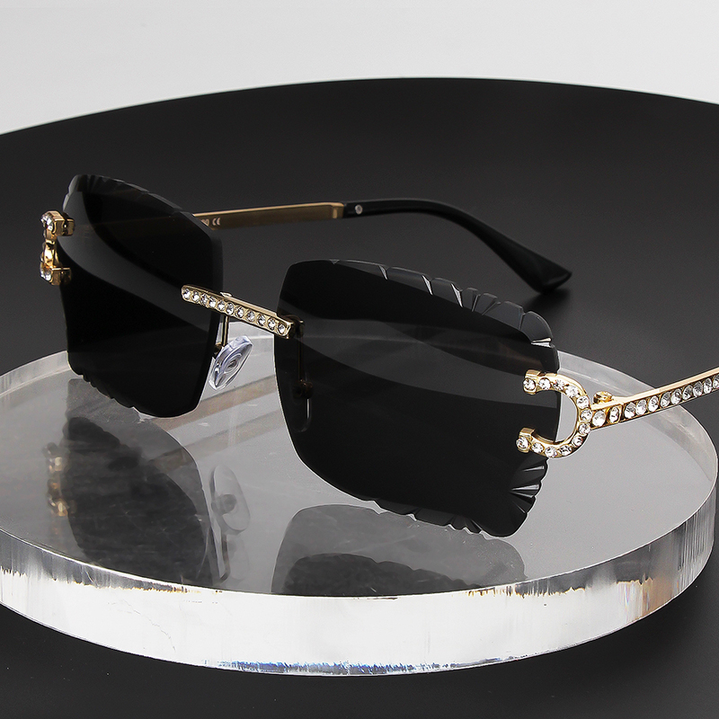 Fashion Rimless Square Sunglas - огляд і ціна Men'S Accessories Glasses