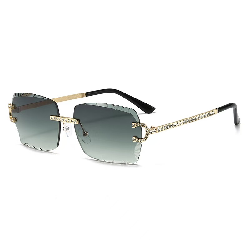 Fashion Rimless Square Sunglas - огляд і ціна Men'S Accessories Glasses