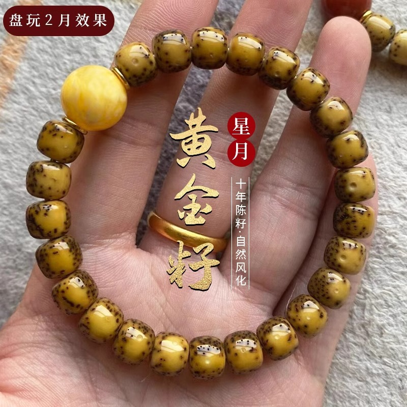 High Density Golden Seed Star  - огляд і ціна Bracelet Beaded Men