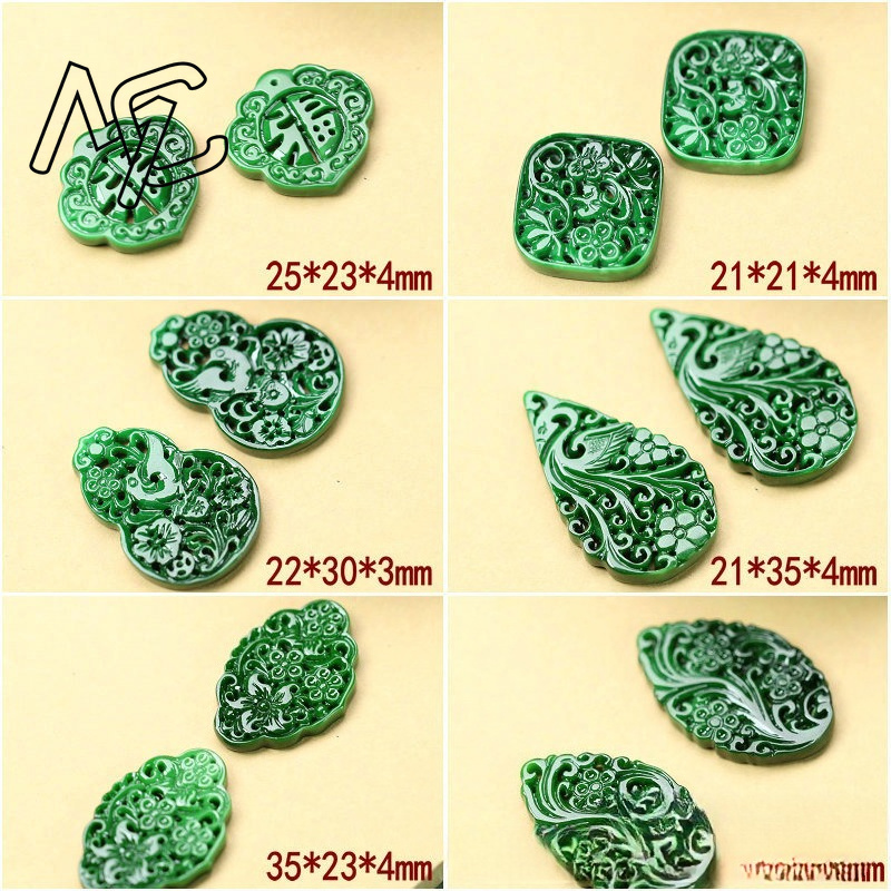 2pcs DIY Natural Dry Green Eme - огляд і ціна Men'S Accessories And Jewelry