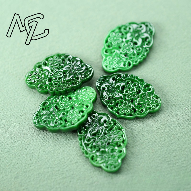 2pcs DIY Natural Dry Green Eme - огляд і ціна Men'S Accessories And Jewelry