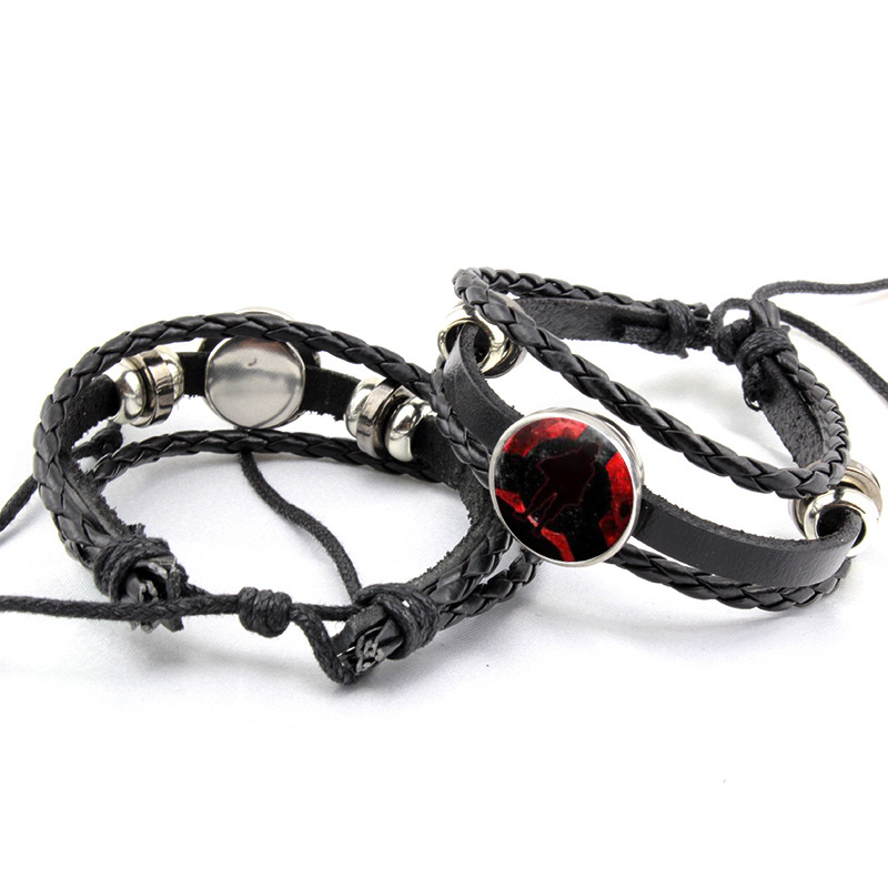 Anime Accessories Leather Brac - огляд і ціна Men Accessories Bracelet
