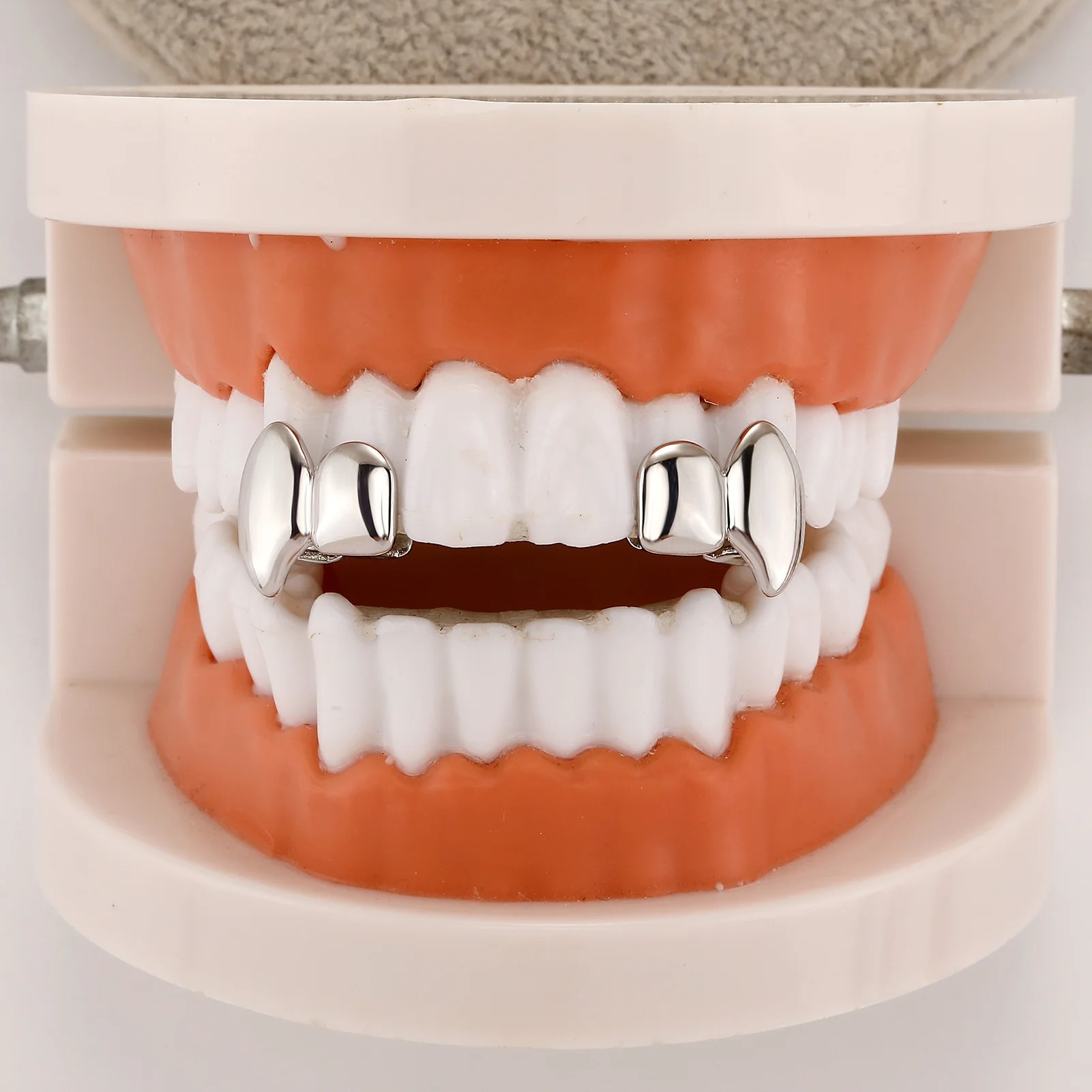 2PCS Vampire DIY Double Fangs  - огляд і ціна Men'S Vampire Accessories