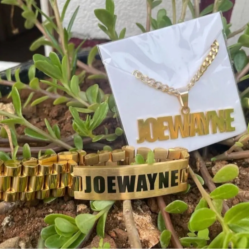 Custom Men Name Necklace Big B - огляд і ціна Men Accessories Bracelet
