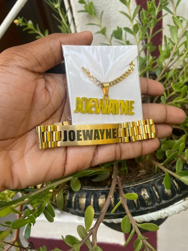 Custom Men Name Necklace Big B - огляд і ціна Men Accessories Bracelet