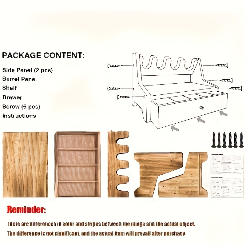 Solid Wood Pistol Storage Stan - огляд і ціна Men Accessories In Store
