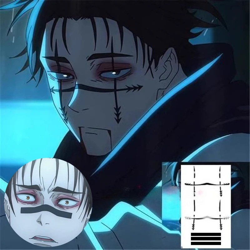 Choso Tattoo Sticker Anime Juj - огляд і ціна Men Accessories For Party
