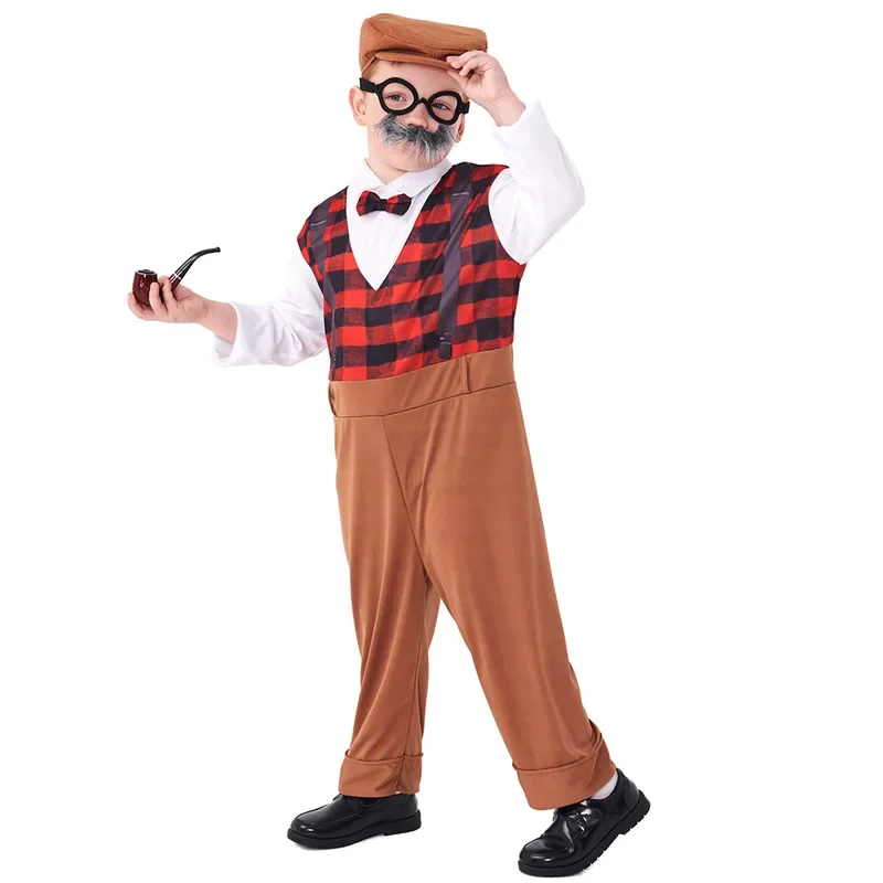 Halloween Cosplay Old Man Cost - огляд і ціна Men'S Accessories Glasses