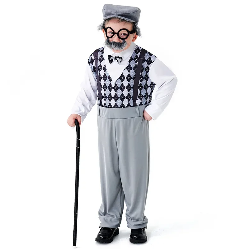 Halloween Cosplay Old Man Cost - огляд і ціна Men'S Accessories Glasses