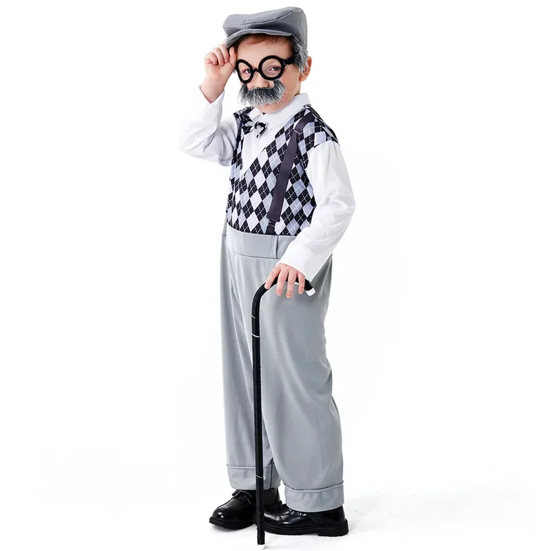 Halloween Cosplay Old Man Cost - огляд і ціна Men'S Accessories Glasses