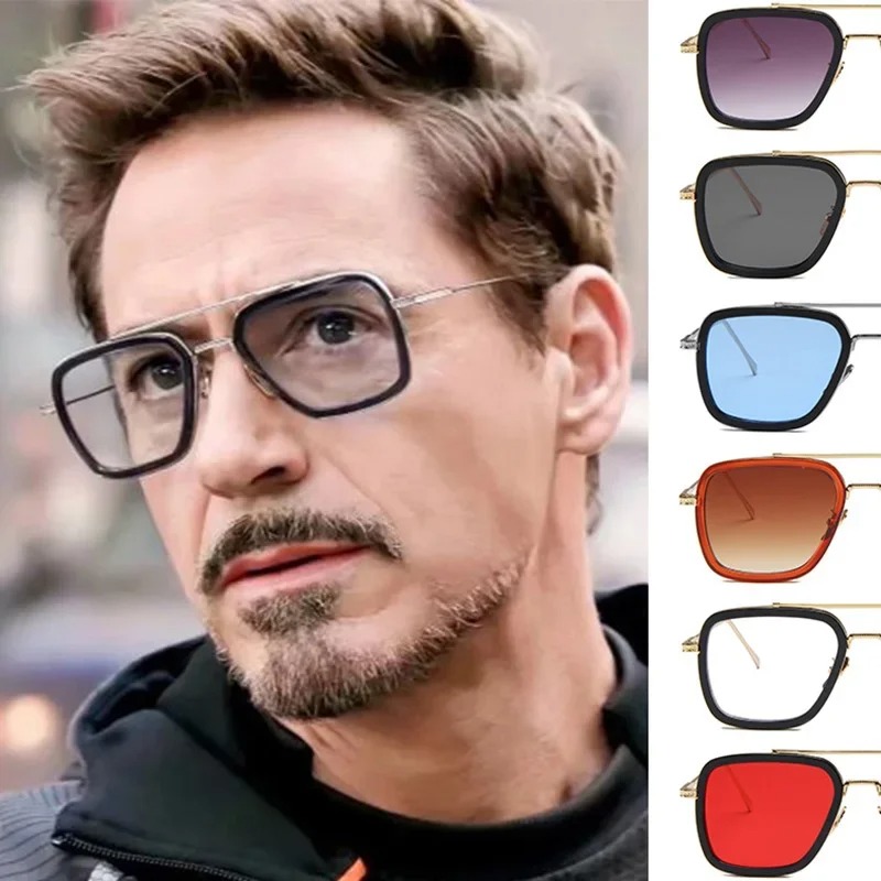 Steam Punk Tony Stark Sunglass - огляд і ціна Men'S Accessories Glasses